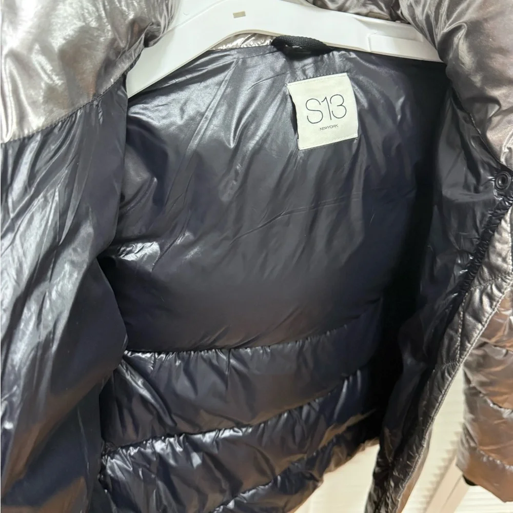 Kids Silver Puffer‎ Jacket